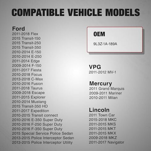BDFHYK 315MHZ TPMS Tire Sensor Compatible with Lincoln Mazda and Mercury Tire Pressure Monitor System Sensor 6F2Z1A189A, 7L1Z1A189A, 1 Peice in Kuwait