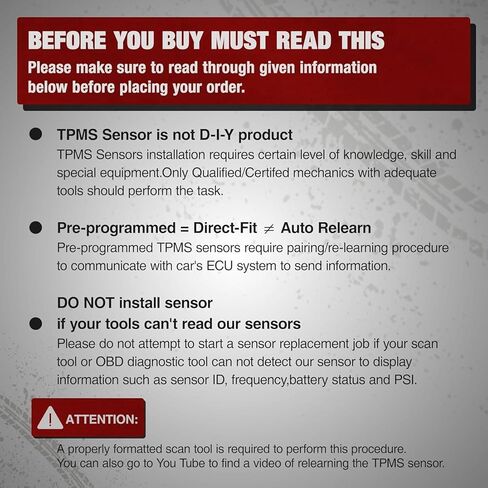 BDFHYK 315MHZ TPMS Tire Sensor Compatible with Lincoln Mazda and Mercury Tire Pressure Monitor System Sensor 6F2Z1A189A, 7L1Z1A189A, 1 Peice in Kuwait