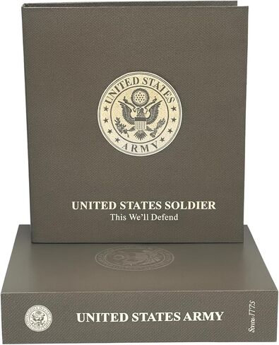 US Military Binder and Box Set - I Love Me Book Series (US Army) - Custom Dividers and Document Protectors Included in Saudi Arabia