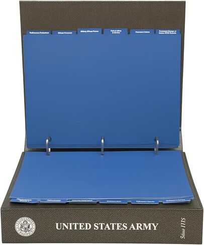 US Military Binder and Box Set - I Love Me Book Series (US Army) - Custom Dividers and Document Protectors Included in Saudi Arabia