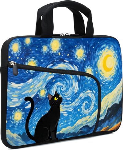 15Inch Laptop Sleeve Carrying Bag with Handle， Front Pocket for Placing Power Adapter and Mouse for men women in Saudi Arabia