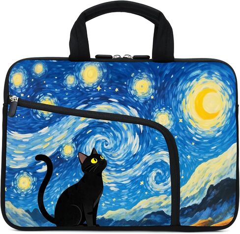 15Inch Laptop Sleeve Carrying Bag with Handle， Front Pocket for Placing Power Adapter and Mouse for men women in Saudi Arabia