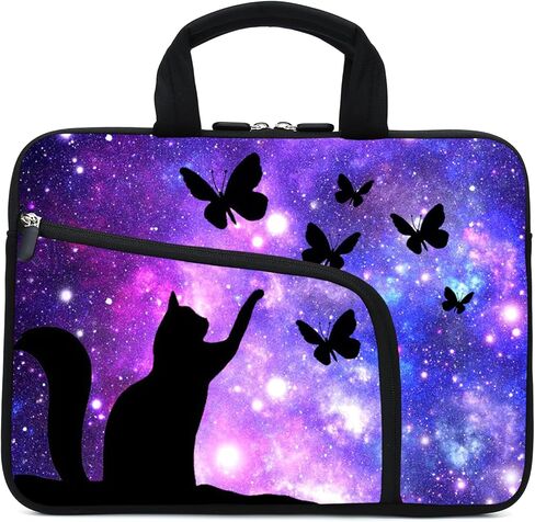 15Inch Laptop Sleeve Carrying Bag with Handle， Front Pocket for Placing Power Adapter and Mouse for men women in Saudi Arabia