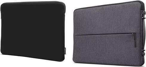 Lenovo Basic Laptop Sleeve 14 Inch Notebook/Tablet & Urban Laptop Sleeve 14 Inch for Laptop/Notebook/Tablet Compatible with MacBook Air/Pro Water Resistant - Charcoal Grey in Saudi Arabia