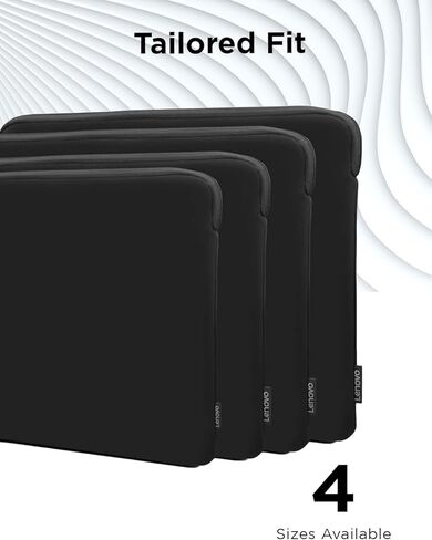 Lenovo Basic Laptop Sleeve 14 Inch Notebook/Tablet & Urban Laptop Sleeve 14 Inch for Laptop/Notebook/Tablet Compatible with MacBook Air/Pro Water Resistant - Charcoal Grey in Saudi Arabia