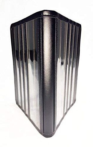 منظم أدبي جلدي (أسود) - مجلات، نشرات، كتيبات، كتيبات، منشورات، منشورات، إلخ. in Kuwait