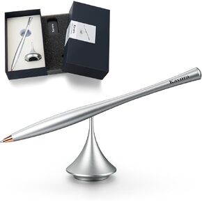 Metal Gravity Spinner Pen – Crafted with Japanese Precision, Anodized for a Sleek Metallic Finish – Relieves Stress & Sparks Creativity – Elegant Gift for Professionals and Graduates (Black) in Saudi Arabia