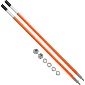 24" Snow Plow Blade Markers Guide Kit Orange 304L Stainless Steel Joints Compatible with Boss Blizzard Western Plows Most SUV UTV ATV Pickup Truck Snow Plows in Kuwait