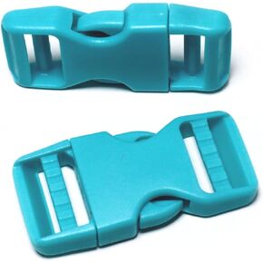 2 Set Side Release Buckles for 1 inch Webbing Straps, 4Pcs Plastic Tri-Glide Slide Clips for 1'' Strap, Heavy Duty Buckle for Backpack Replacement, Two-Way Adjustable Clip Olive Green (Army-green) in Kuwait