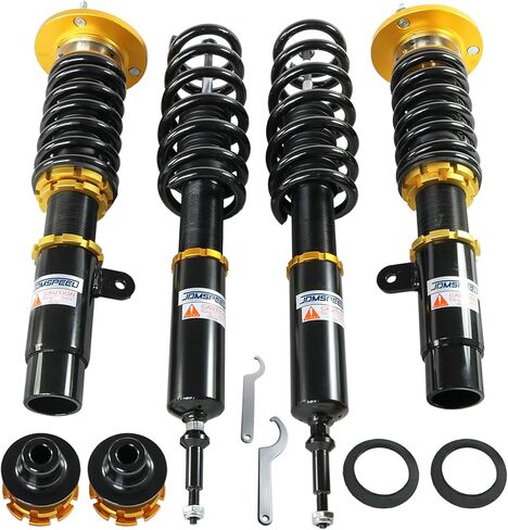 JDMSPEED مجموعات تعليق Coilover الجديدة باللون الأحمر Adj لاستبدال الارتفاع لسيارات BMW 3-Series E92 E91 E90 2006-2013 in Kuwait