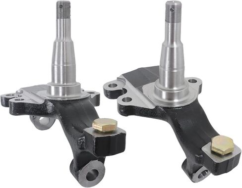 GXYWADY 2Pcs Disc Brake Drop Spindles Steering Knuckles Replacement for Chevelle Camaro Nova Century Luxus Sprint Oldsmobile Lemans 1964-1974 in Saudi Arabia
