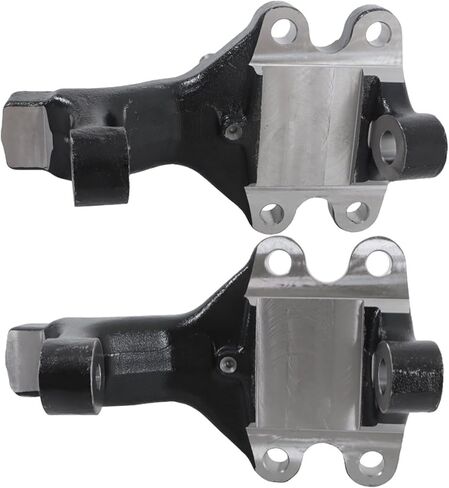 GXYWADY 2Pcs Disc Brake Drop Spindles Steering Knuckles Replacement for Chevelle Camaro Nova Century Luxus Sprint Oldsmobile Lemans 1964-1974 in Saudi Arabia
