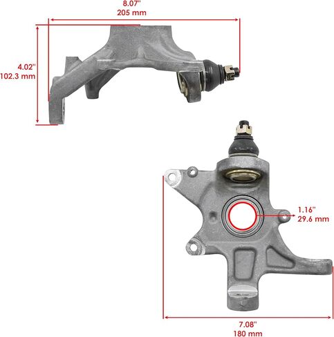 Caltric Knuckle Assembly Compatible with Yamaha Grizzly 550 YFM550 4x4 2012 2013 2014 / Grizzly 700 YFM700 4x4 2012-2026 Front Right and Left in Saudi Arabia