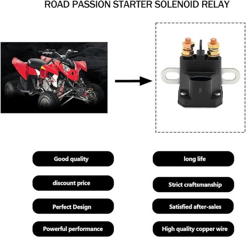 Starter Relay Solenoid 4014655 for Polaris Ranger Crew XP 570-6 EPS/Crew 900-5 2016 Accessory in Saudi Arabia