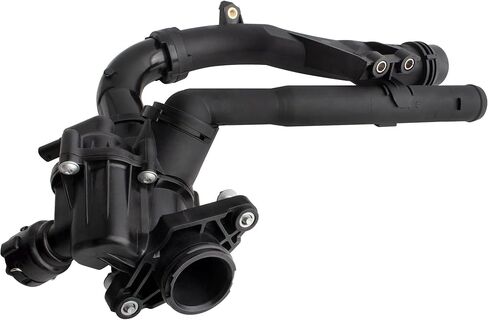 BOXI 902-5842 Engine Coolant Thermostat Housing Assembly Fits for Mercedes-Benz C300 2015-2018 C350e 2016-2018 GLC300 2016-2019 E300 SLC300 2017-2019 SLK300 2016 / Replaces 2742003100 1015-207 in Saudi Arabia