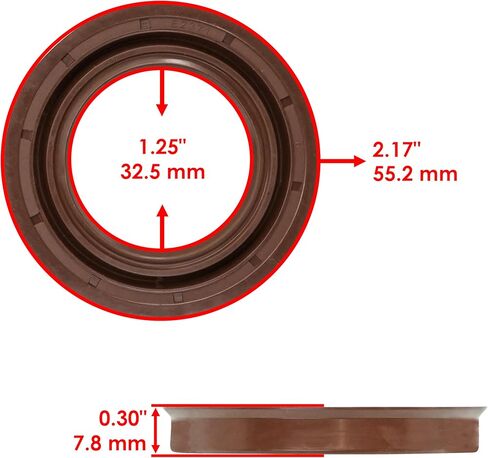 Caltric 3610159 Rear Differential Seals Compatible with Polaris RZR 800 2010-2014 / RZR S 800 2009-2014 / RZR 4 800 2010 2012-2014 in Saudi Arabia
