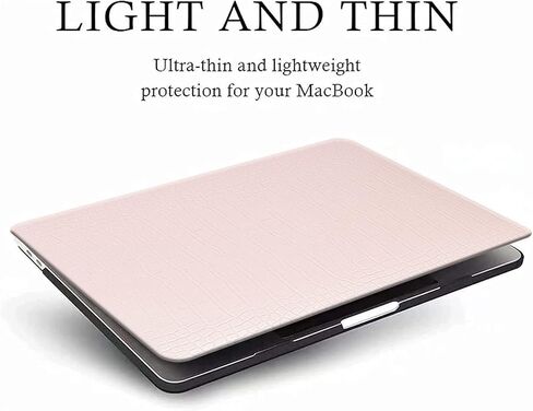 Funut متوافق مع جراب Crocodile MacBook Air 15 بوصة 2025 2024 2023 M4 M3 M2 A3241 A3114 A2941، جراب صلب من البلاستيك من جلد التمساح الفاخر الأنيق وغطاء لوحة المفاتيح، وردي in Kuwait
