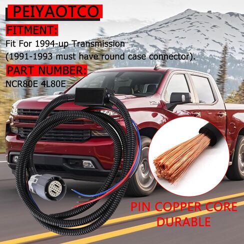 NCR80E 4L80E Stand Alone Controller Manual Shift Conversion Transmission Wire Harness Fit for 1994-Up Transmission Manual Shift Auto Replacement Parts in Saudi Arabia