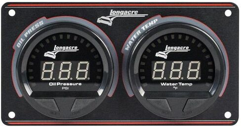 Longacre 52-44660 Digital Elite Waterproof 2 Gauge Set Panel in Saudi Arabia