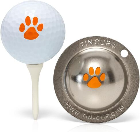 كأس القصدير استنسل علامة كرة الجولف جولي روجر، فولاذ in Kuwait