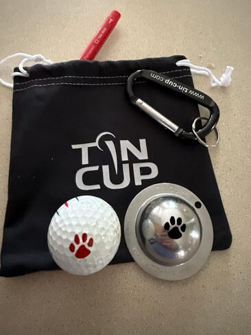 كأس القصدير استنسل علامة كرة الجولف جولي روجر، فولاذ in Kuwait