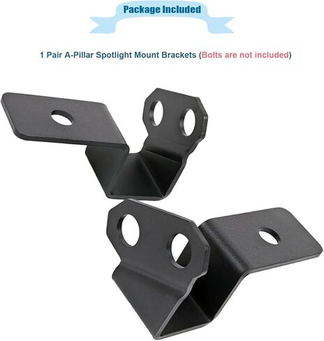 1 Pair RZR A-Pillar Light Mounting Bracket, Rust Proof LED Cube Work Light Mount Compatible with UTV Polaris RZR Pro R 2020-2024 (for Mounting 1 Cube Light) in Saudi Arabia