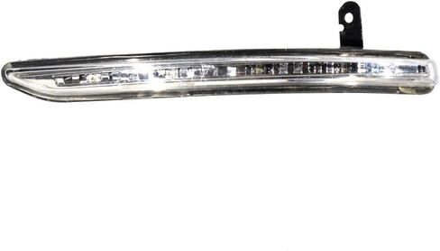 Left Driver Side Mirror lights Mirror Turn Signal Lights Lamps Fit for 2011 2012 2013 2014 Ford Edge, Led, Black & Clear Lens in Kuwait
