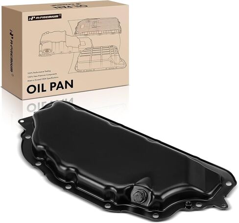 A-Premium Lower Engine Oil Pan Sump with Drain Plug Compatible with Mercedes-Benz C250, C300, C350, C400, C63 AMG, C63 AMG S, E250, E300, E350, E400, E500, E550, CLS400, CLS550, CLS63 AMG, CLS63 AMG S in Saudi Arabia