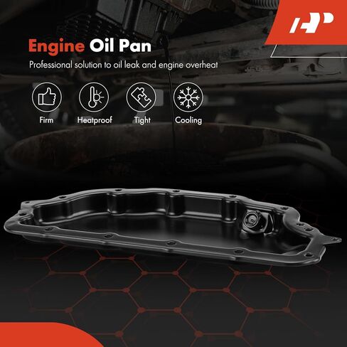 A-Premium Lower Engine Oil Pan Sump with Drain Plug Compatible with Mercedes-Benz C250, C300, C350, C400, C63 AMG, C63 AMG S, E250, E300, E350, E400, E500, E550, CLS400, CLS550, CLS63 AMG, CLS63 AMG S in Saudi Arabia