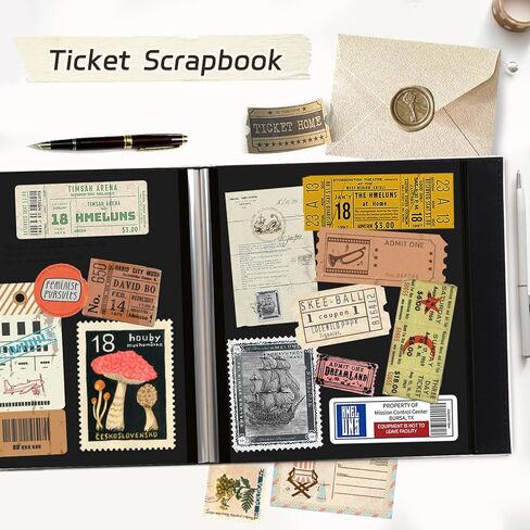 RECUTMS 60 Pages DIY Scrap book Photo Album 4x6 5x7 8x10 Pictures PU Leather Cover Wedding Photo Album Baby Picture Book Family Pictures of Any Size Scrapbook Album(White) in Kuwait