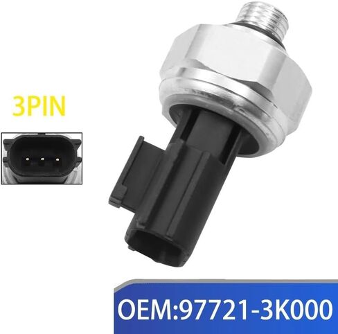Car AC Pressure Switch Replacement, A/C Pressure Sensor, for Kia, for Carens, for Iv 2013 Air Conditioning Pressure Sensor 97721-3K000 in Saudi Arabia