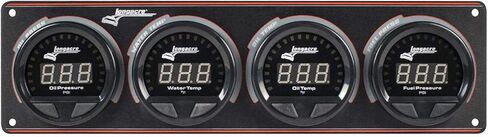 Longacre 52-44666 Digital Elite Waterproof 4 Gauge Set Panel in Saudi Arabia