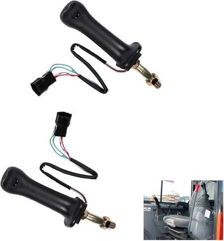 Left 3 Buttons Excavator Joystick Assy Gears Excavator Parts Interior Parts For D~ewoo D~osan DX150 215 225 300 370-9C in Kuwait