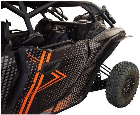 Tusk UTV Fender Flare Kit Black For CAN-AM Maverick X3 X RC Turbo RR 72 Inch 2020-2024 in Saudi Arabia