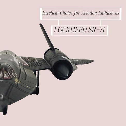 1:144 Scale Die-Cast Airplanes SR-71Blackbird Fighter Jet Model Bomber Fighter Attack Plane Military Model Plane Collection Plane for Gifts in Saudi Arabia