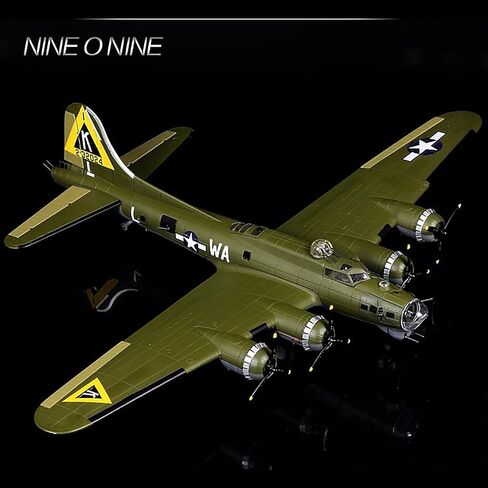 B-17G WWII US Air Fortress Bomber Texas Air Show Finished Aircraft Model 1/200 6.7-Inch Jet Die-Casting Aircraft Model Simulation Finished Military Decoration in Saudi Arabia