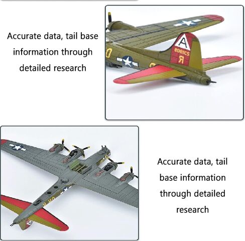 B-17G WWII US Air Fortress Bomber Texas Air Show Finished Aircraft Model 1/200 6.7-Inch Jet Die-Casting Aircraft Model Simulation Finished Military Decoration in Saudi Arabia