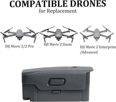 Mavic 2 Pro Battery, 2 Pack 3850mAh-15.4V Intelligent Flight Drone Battery Replacement for DJI Mavic 2 Pro/Zoom/Enterprise/Advanced in Saudi Arabia