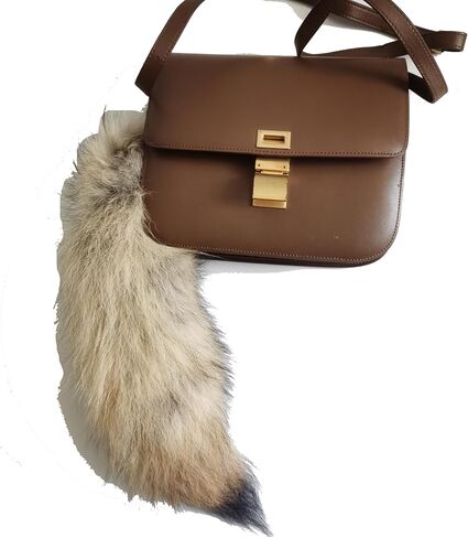 Pendant Decorations Decorative Animal Coyote Tail Leather Coyote Tail in Saudi Arabia