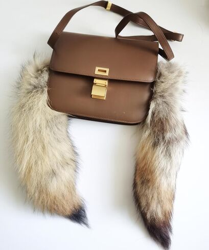Pendant Decorations Decorative Animal Coyote Tail Leather Coyote Tail in Saudi Arabia