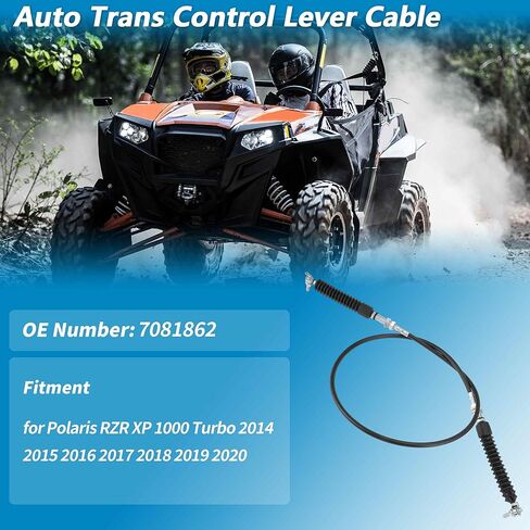 No.7081862 Automatic Transmission Gear Shifter Cable for Polaris RZR XP 1000 Turbo 2014 2015 2016 2017 2018 2019 2020 Gearshift Control Lever Selctor in Saudi Arabia