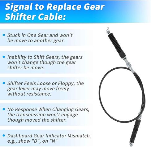 No.7081862 Automatic Transmission Gear Shifter Cable for Polaris RZR XP 1000 Turbo 2014 2015 2016 2017 2018 2019 2020 Gearshift Control Lever Selctor in Saudi Arabia