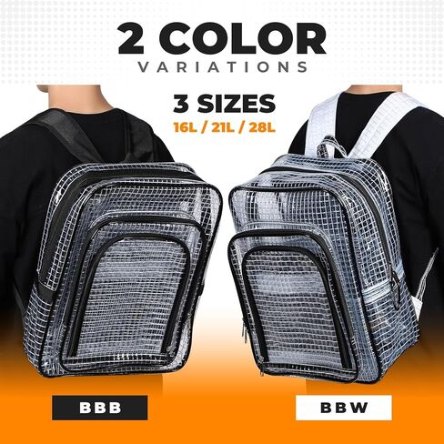 Engineer Bag -15.7 Inches Transparent Cleanroom Tool Backpack Simple Style (16 Liters) in Saudi Arabia