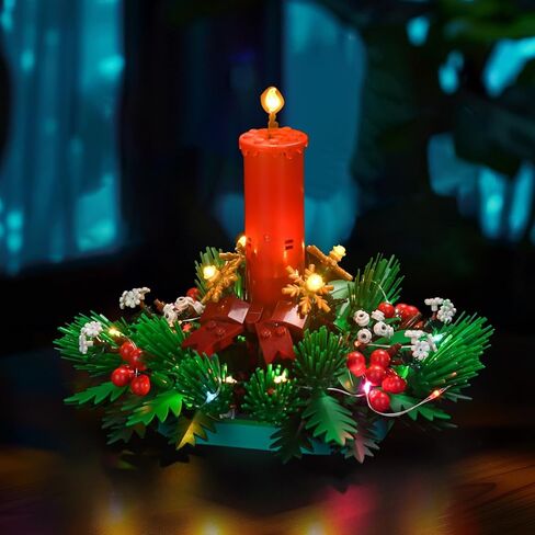 LED Lighting Compatible with Lego 40743 Christmas Table Decoration - JUST Lights,Light Kit Compatible with Lego 40743,NOT Included The Model in Saudi Arabia