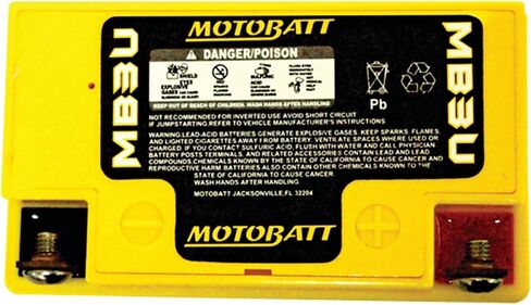 MotoBatt MB3U (12V 3.8 Amp) 40CCA Factory Activated QuadFlex AGM Battery in Saudi Arabia