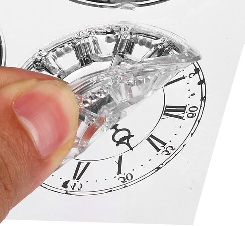 Transparent Silicone Stamps, 1 Pcs T1018 Clock Clear Stamps for Card Making Decoration DIY Scrapbooking Embossing Album Decor Craft, Clear in Saudi Arabia