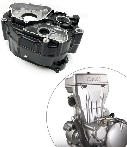 علبة المرافق، غطاء علبة المرافق مناسب لـ LONCIN YF300 LX300 Retro 300AC محرك دراجة نارية يغطي الجزء الثابت للمحرك غطاء جانبي لعلبة المرافق يمين يسار (علبة المرافق اليمنى) in Saudi Arabia