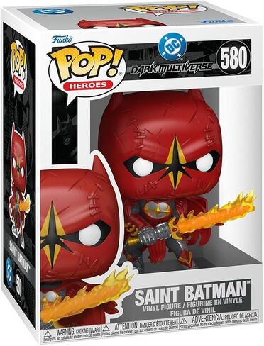 Funko Pop! Heroes: DC Dark Multiverse - Saint Batman - DC Comics - Collectable Vinyl Figure - Gift Idea - Official Merchandise - Toys for Kids & Adults - Comic Fans - for Collectors and Display in Saudi Arabia