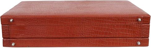 Full Grain Leather Briefcase Attache For Unisex Size L18 * W5 * H12 IN Expandable Italian Lock Briefcase in Saudi Arabia