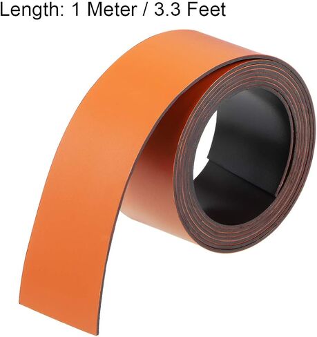 uxcell Dry Erase Magnetic Strip 1 Inch x 3.3 Feet Magnetical Sheet Labels Stickers Writable Blue for Whiteboards Refrigerator and Crafts in Kuwait